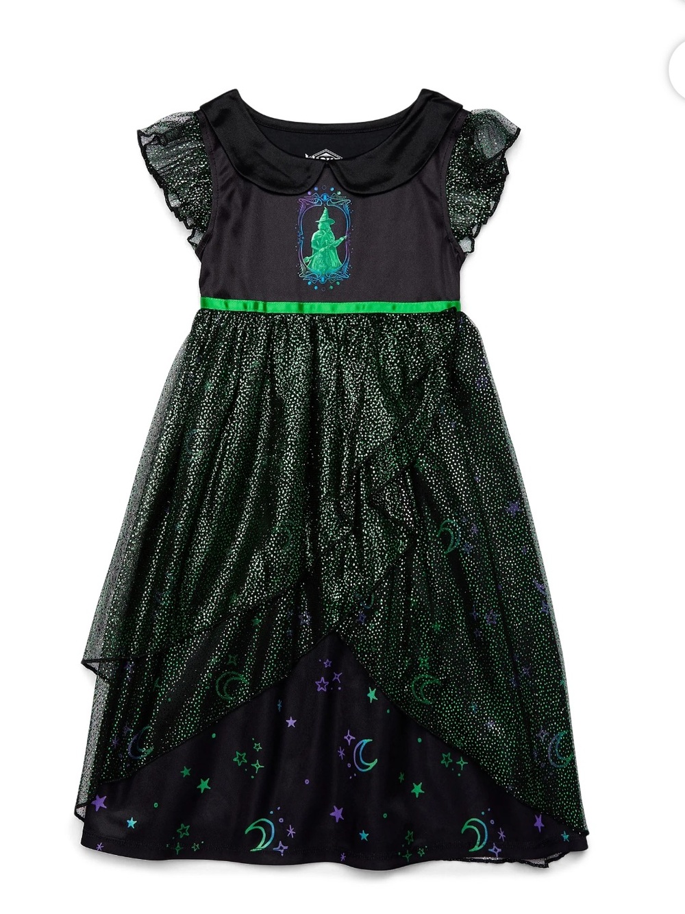 Wicked's Elphaba Toddler Girls Fantasy Gown, Sizes 2T-5T
